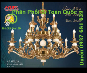 Đèn chùm đồng CĐ1255/25