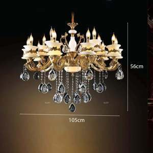 Đèn chùm đồng CNĐ8068/10+5