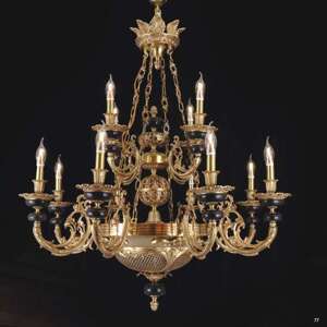 Đèn chùm đồng cổ điển 1248/12