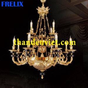 Đèn chùm đồng cổ điển 1248/12