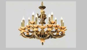 Đèn chùm đồng cổ điển 1257/15