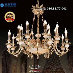 Đèn chùm đồng cổ điển 1273/16
