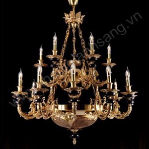 Đèn chùm đồng nến 1248/18