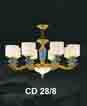 Đèn chùm đồng nguyên chất CD-28/8