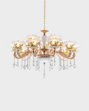 Đèn chùm đồng sang trọng decor nhà hàng, khách sạn CN-8801/15
