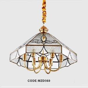Đèn chùm đồng thả chao tân cổ điển MZD560