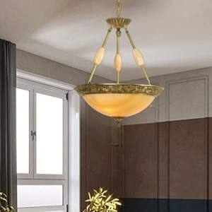 Đèn chùm đồng thả chao TD 215