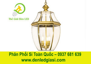 Đèn chùm đồng thả chao THD-01-21