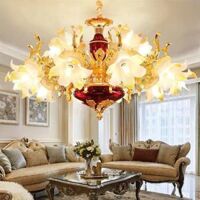 Đèn chùm KAIRINA 15 tay phong cách Châu Âu hàng chuẩn đẹp - kèm bóng LED chuyên dụng ảnh thật 100