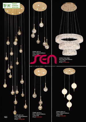 Đèn chùm led đẹp trang trí phòng khách 20151-4