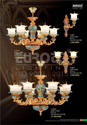 Đèn chùm nến C 58/8