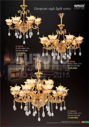 Đèn chùm nến C-7352/8