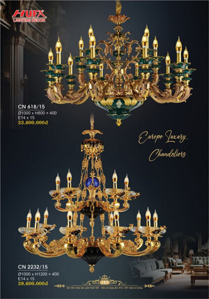 Đèn chùm nến CN 2232/15
