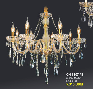 Đèn chùm nến CN 3107/8