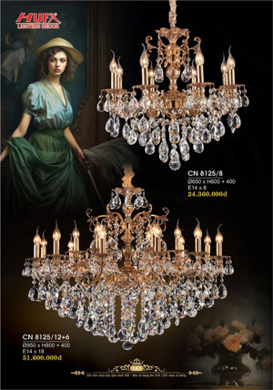 Đèn chùm nến CN 8125-8
