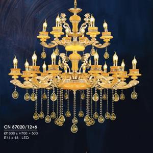 Đèn chùm nến CN 87020/12+6