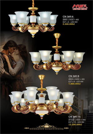 Đèn chùm nến CN369/15
