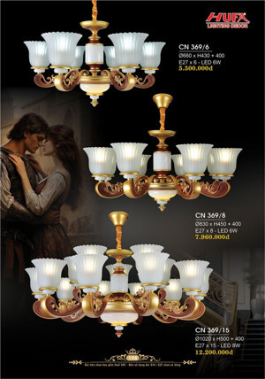 Đèn chùm nến CN369/8