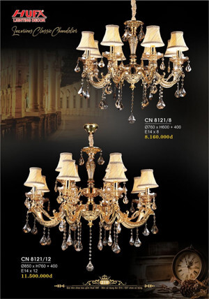 Đèn chùm nến CN8121/8