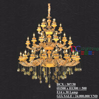 ĐÈN CHÙM NẾN CỔ ĐIỂN CAO CẤP TRANG TRÍ BIỆT THỰ