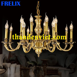 Đèn chùm nến đồng 1101/16