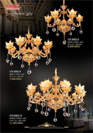 Đèn chùm nến HUFA CN 5002/6