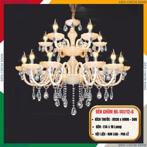 Đèn chùm nến NC 141/12+6