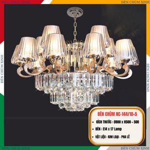 Đèn chùm nến NC-144/10+5
