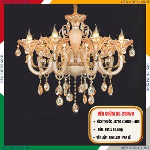 Đèn chùm nến NC 2104/8