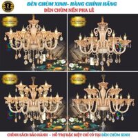 Đèn chùm nến Nhật Lighting-Bảo hành chính hãng 24 tháng Model:ĐCX-4012/8, ĐCX-4012/8+4, ĐCX-3012/8, ĐCX-3012/8+4