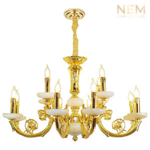 Đèn chùm nến phong cách cổ điển DC6002/8+4