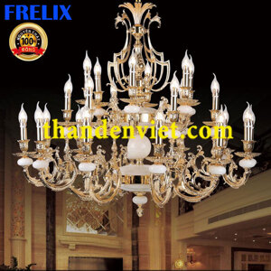 Đèn chùm nến trang trí cao cấp 1254/18+6