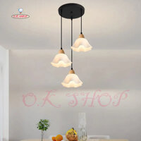 Đèn chùm nhà hàng, đèn chùm bàn ăn cao cấp hiện đại đơn giản, đèn chùm phòng khách