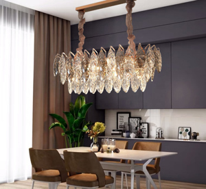 Đèn chùm pha lê cao cấp decor nhà hàng, khách sạn TPL8021N900