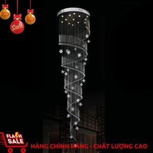 Đèn chùm pha lê cao cấp decor nhà hàng, khách sạn 8008-1000