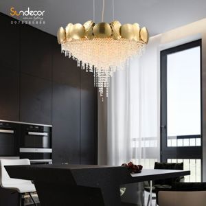 Đèn chùm Pha Lê cao cấp Phòng khách GP106PL-800