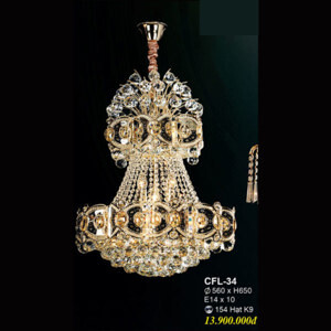 Đèn chùm pha lê CFL-34