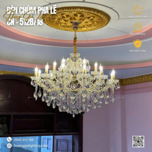 Đèn chùm pha lê CN-5128/18