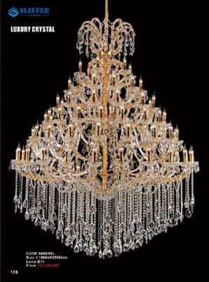 Đèn chùm pha lê Luxury 6668/96L