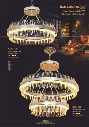 Đèn chùm pha lê NC 9342A