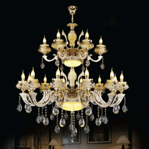 Đèn chùm pha lê nến 18 tay Ø950mm CN86001/18