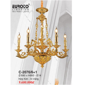 Đèn chùm pha lê nến C-2076/6+1