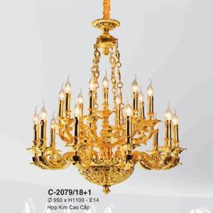Đèn chùm pha lê nến C-2079/18+1
