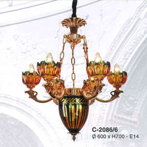 Đèn chùm pha lê nến C-2086/6