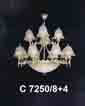 Đèn chùm pha lê nến C-7250/8+4