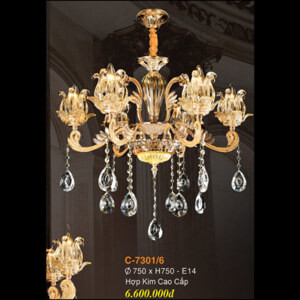 Đèn chùm pha lê nến C 7301/6