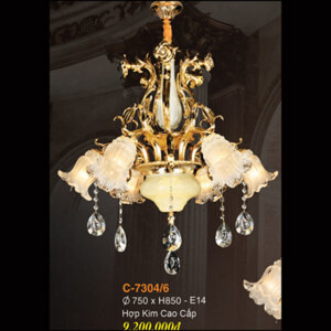 Đèn chùm pha lê nến C-7304/6