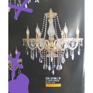 Đèn chùm pha lê nến CN 3106/6