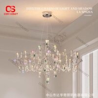 Đèn Chùm Pha Lê Thả Trần Thiết Kế Bay Bổng Phong Cách Châu Âu