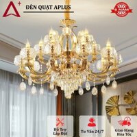 Đèn chùm phale Aplus cao cấp cho phòng khách,Đèn chùm trang trí điều chỉnh được dây treo phù hợp treo khách sạn,spa
